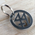 +44 Metal Key Ring